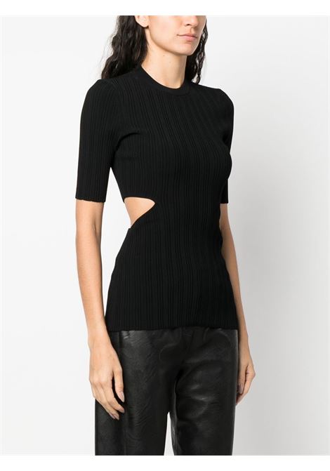 Top con dettagli cut-out in nero - donna PROENZA SCHOULER WHITE LABEL | WL2327894001